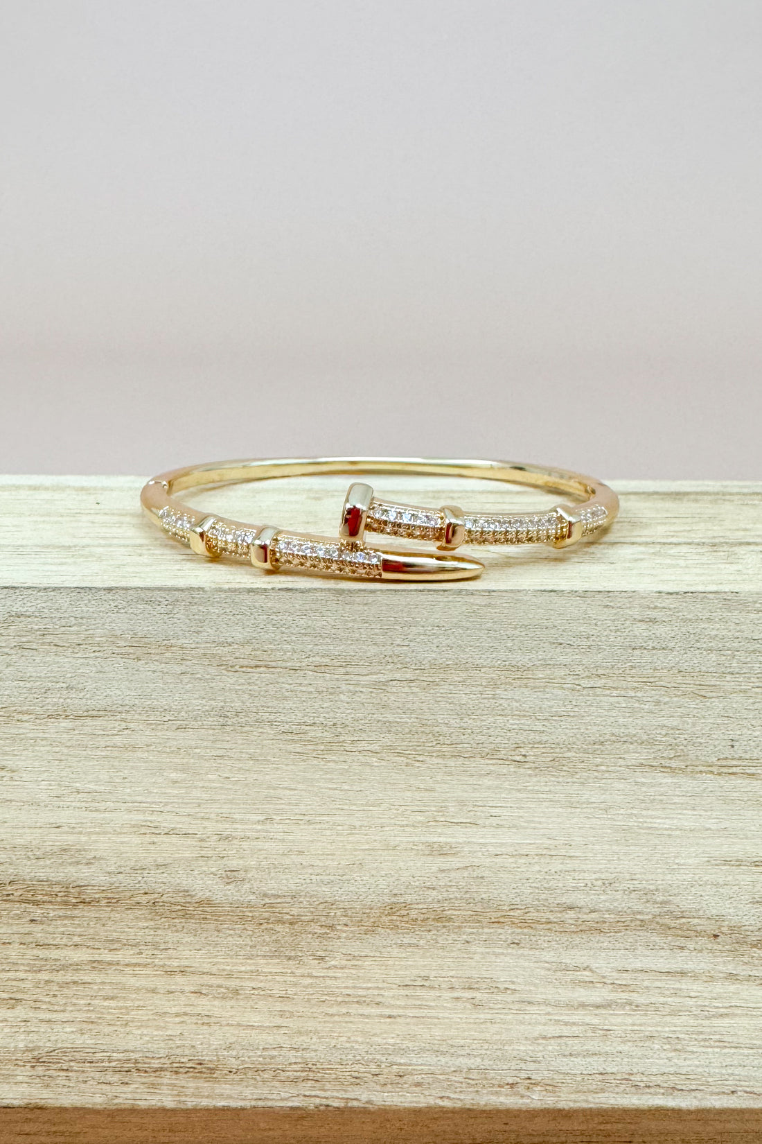 Trina Pave Nail Shape Bracelet
