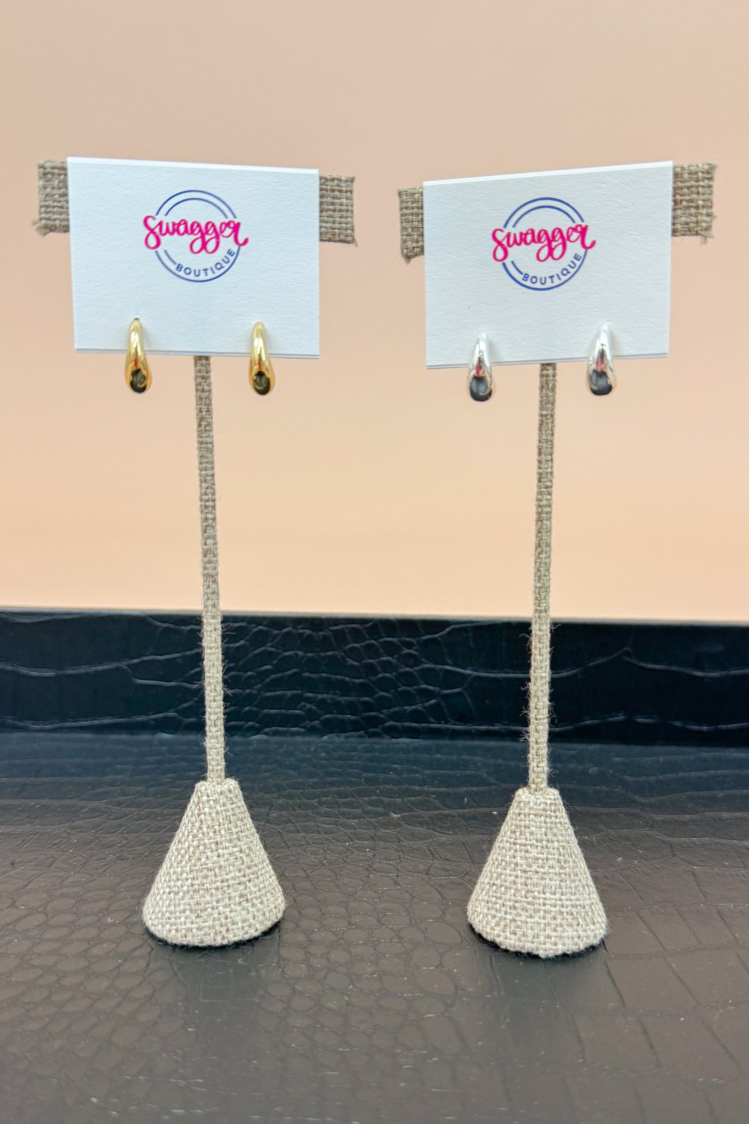 Amira Tiny Teardrop Stud Earrings