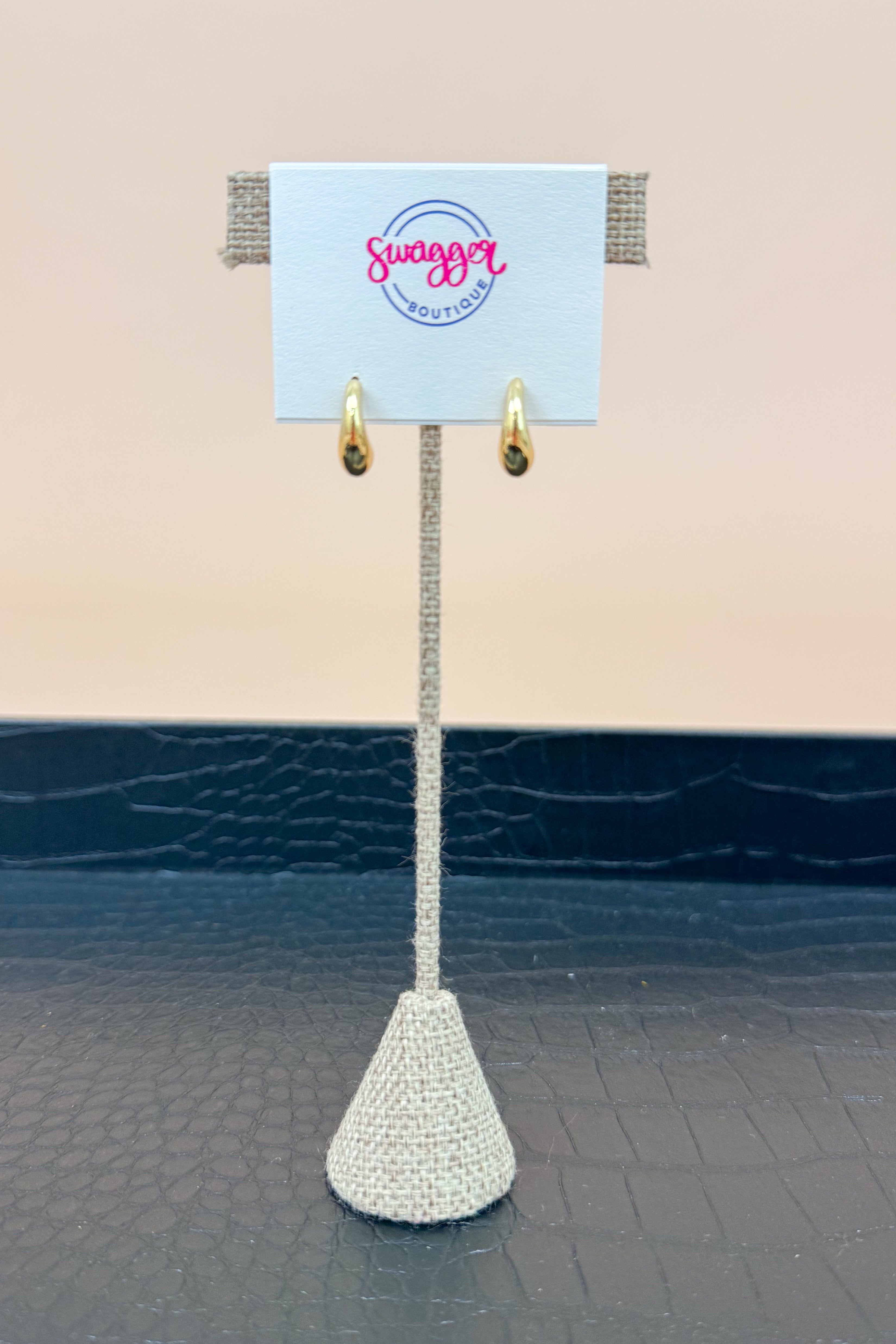 Amira Tiny Teardrop Stud Earrings