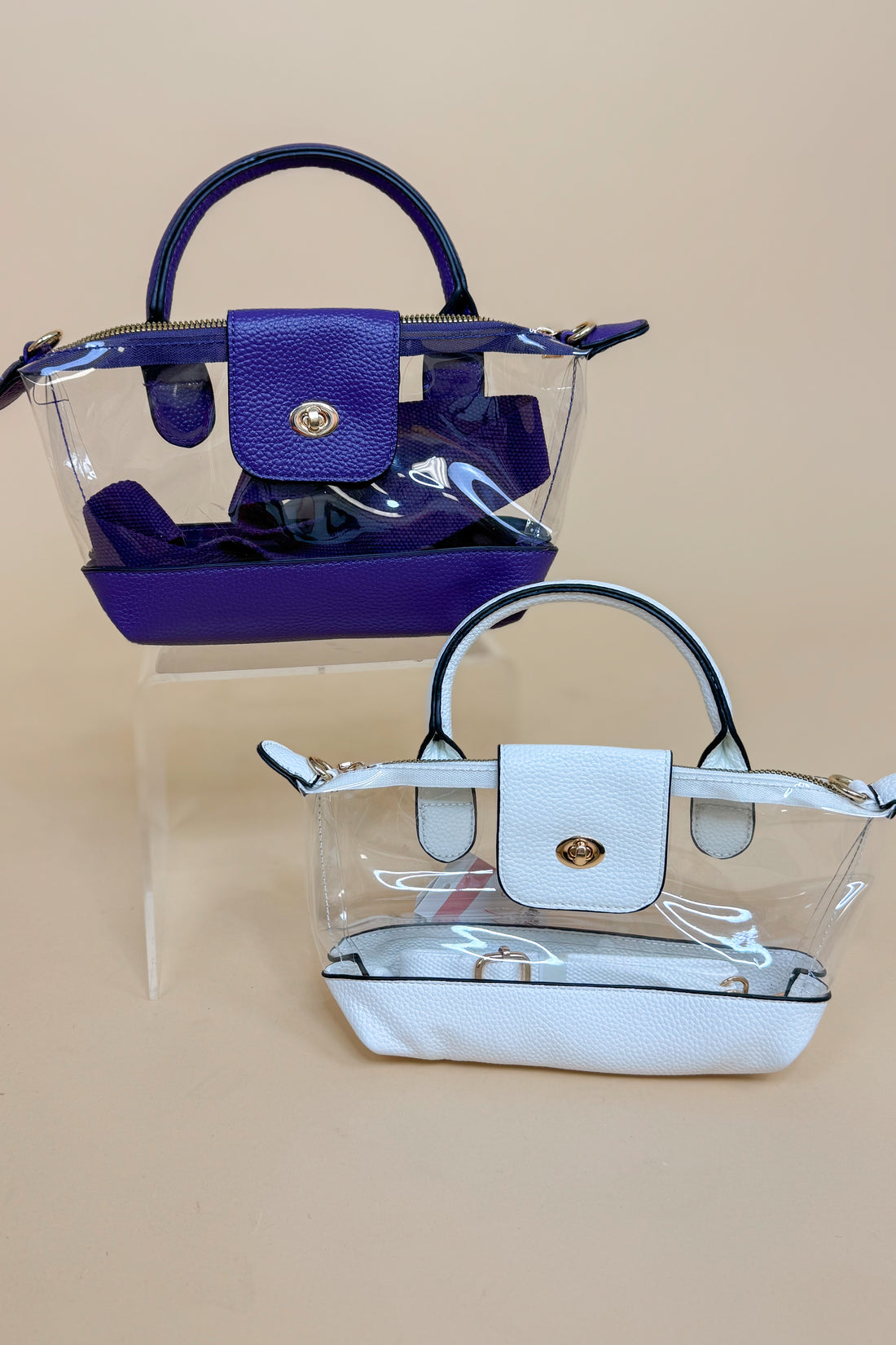 Stella Clear Mini Crossbody Bag With Handle