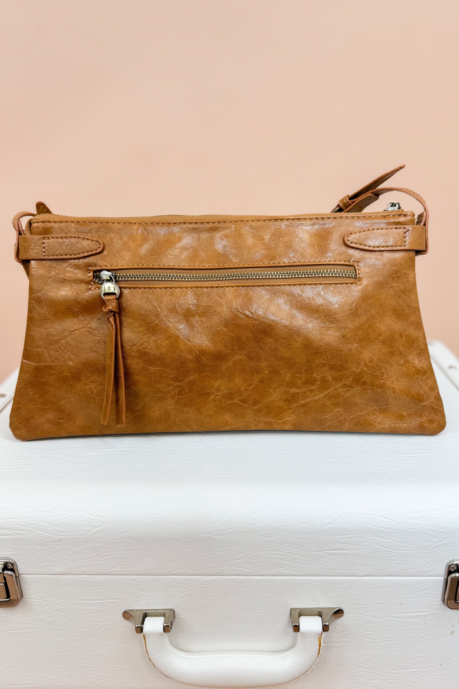 Buck Tan Eve Trapeze Shoulder Bag