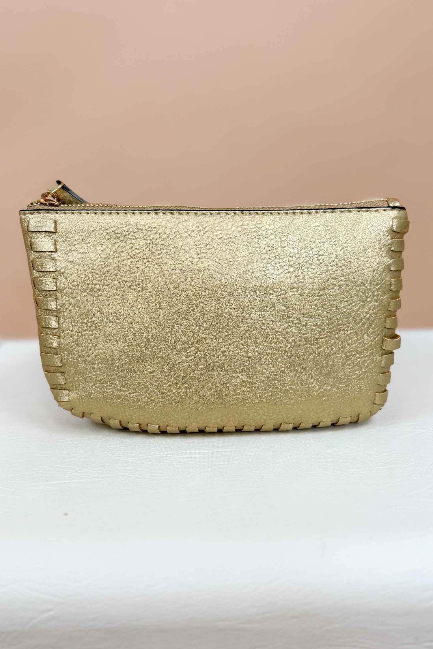 Gold Bonnie Crossbody &amp; Wristlet