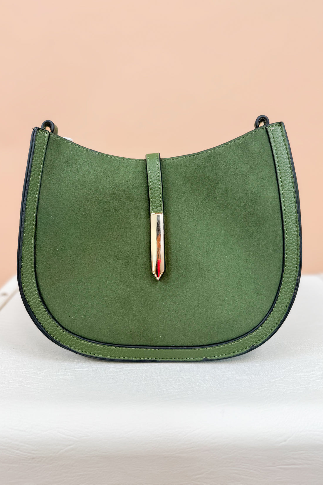 Moss Luca Suede Crossbody Bag