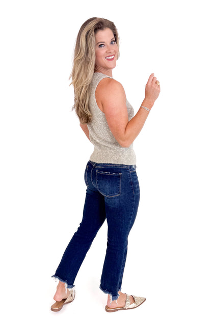 Phoenix Taupe Tank Vest With Buttons