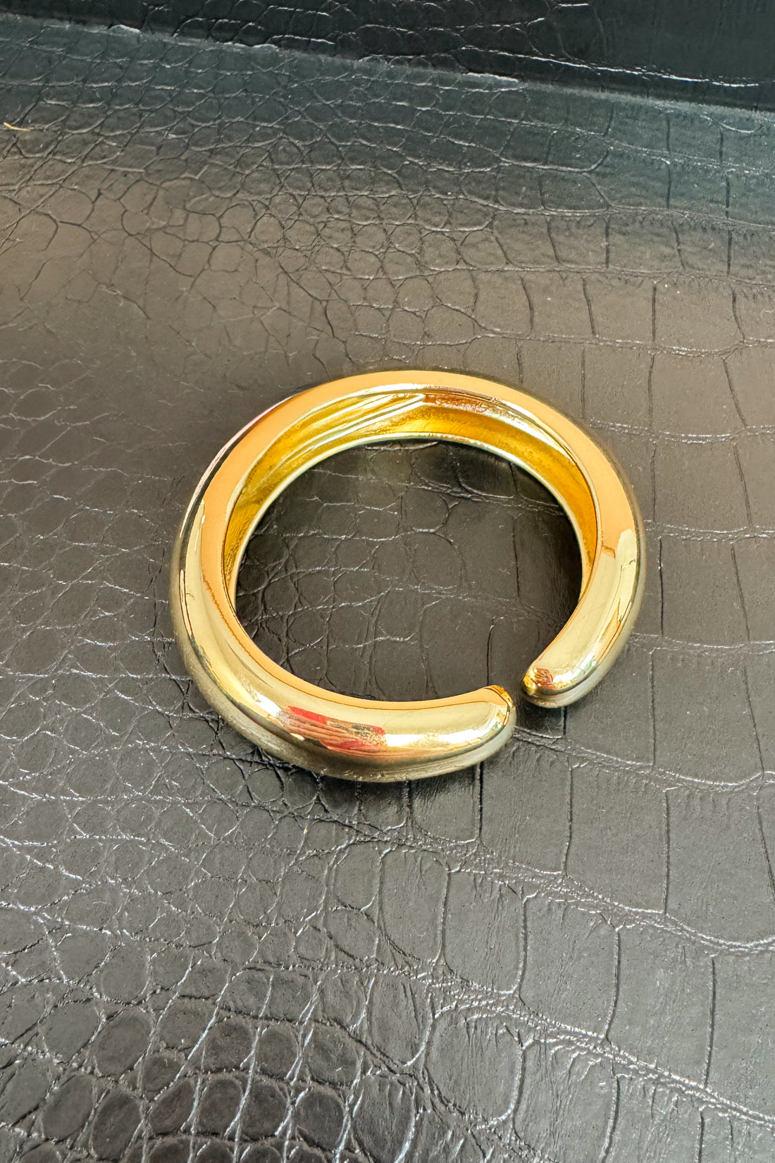 Kris Gold Hinge Closure Cuff Bracelet