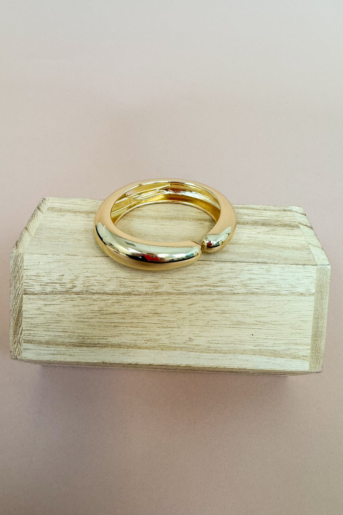 Kris Gold Hinge Closure Cuff Bracelet