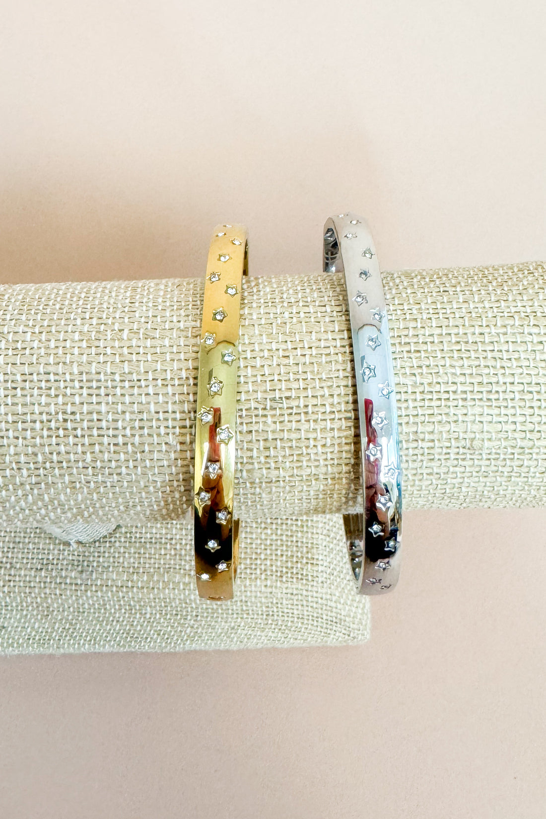 Dana Thin Star Crystal Bangle