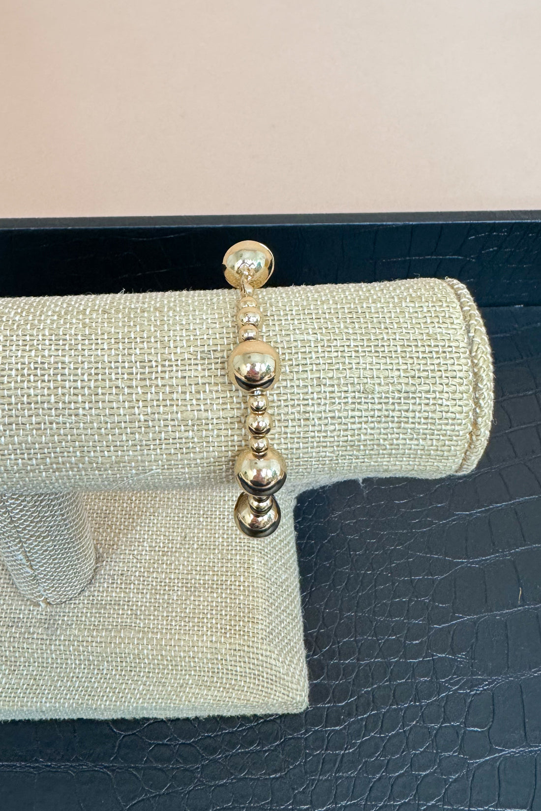 Rachel Gold Beaded Bracelet