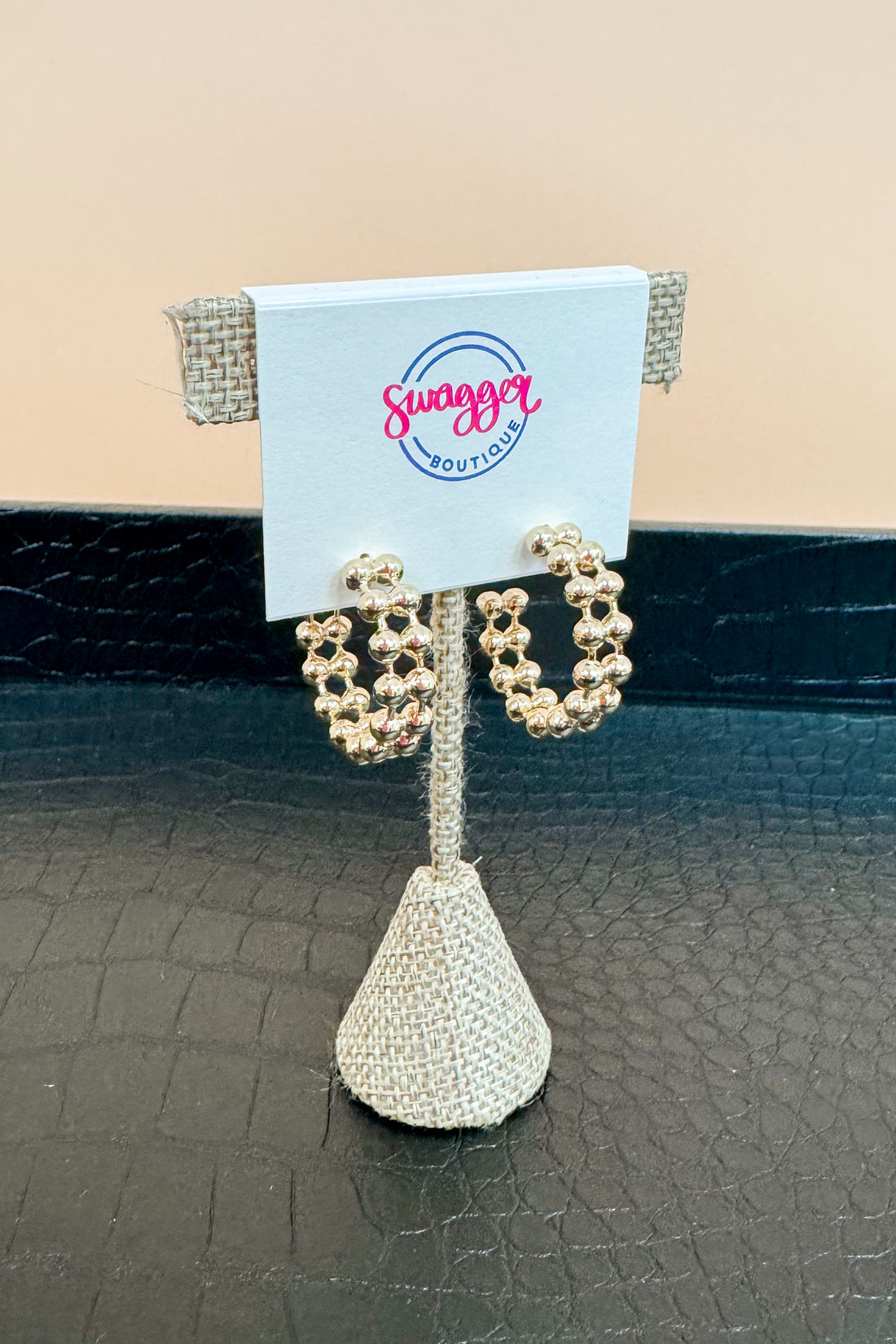 Gracie Layered And Linked CCB Ball Hoops - 30mm