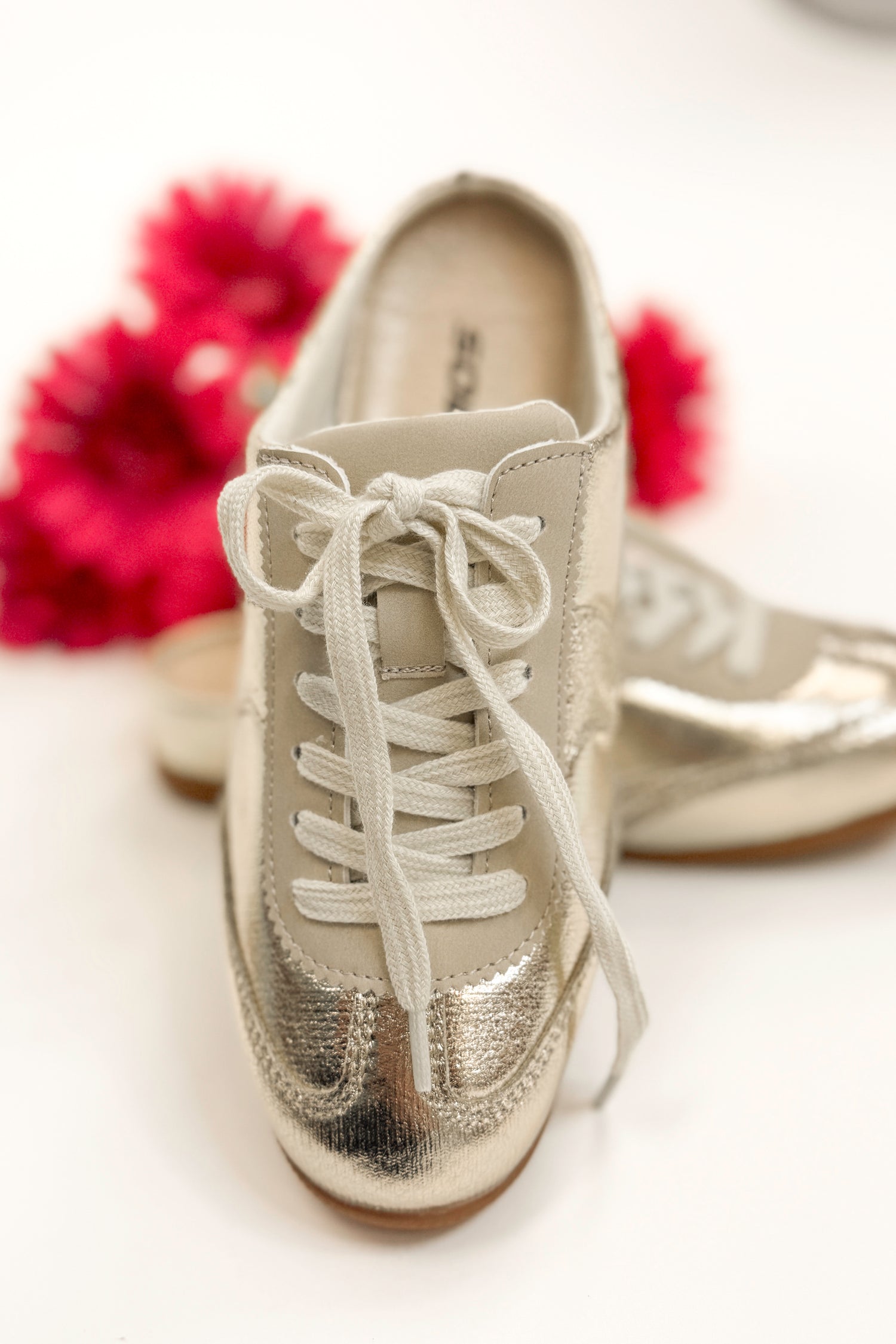 Mackay- Gold Slip On Sneakers