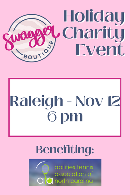 A pink flyer for the &