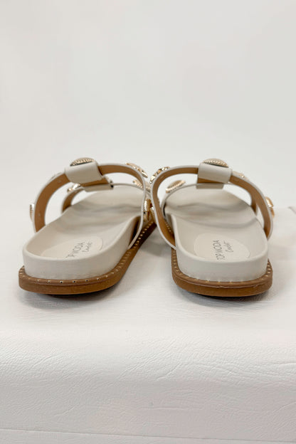 Sailor- Ivory Shell Stud Sandals