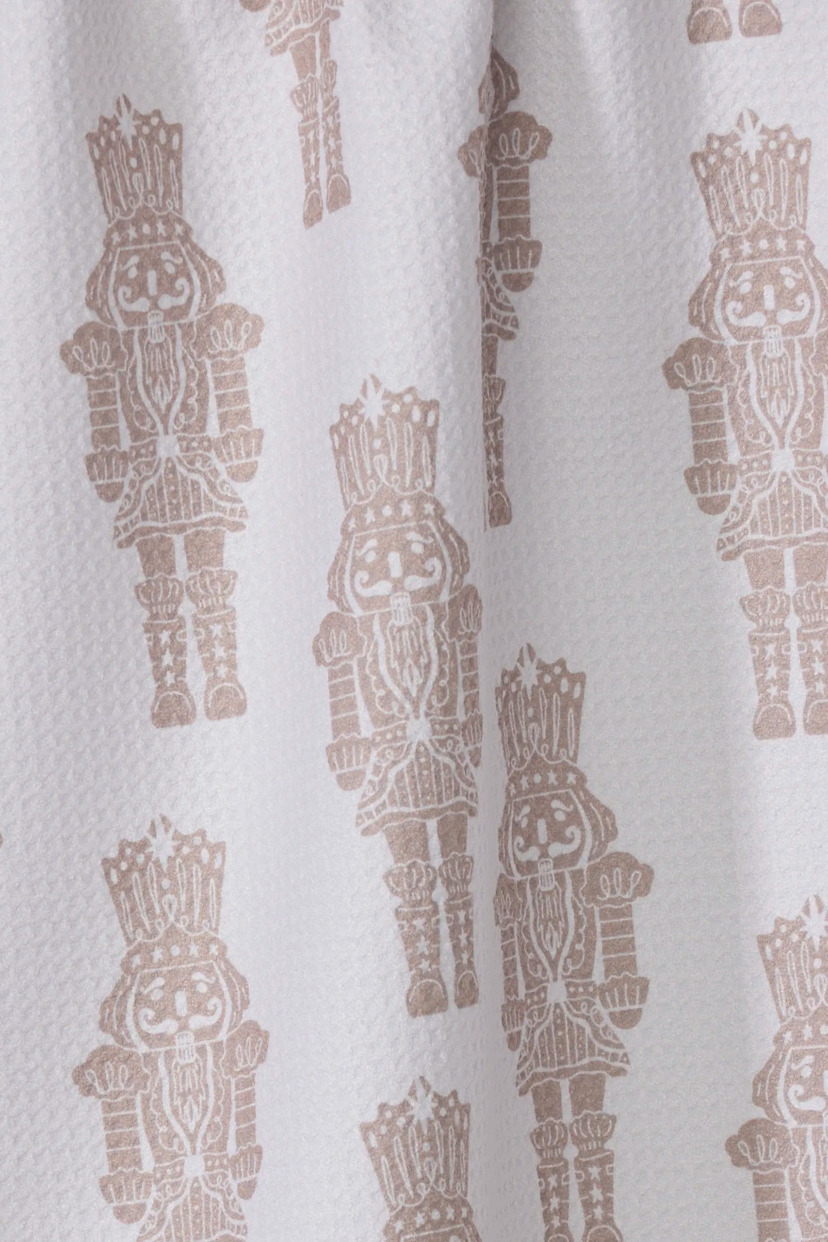 Pattern of nutcrackers on a white background