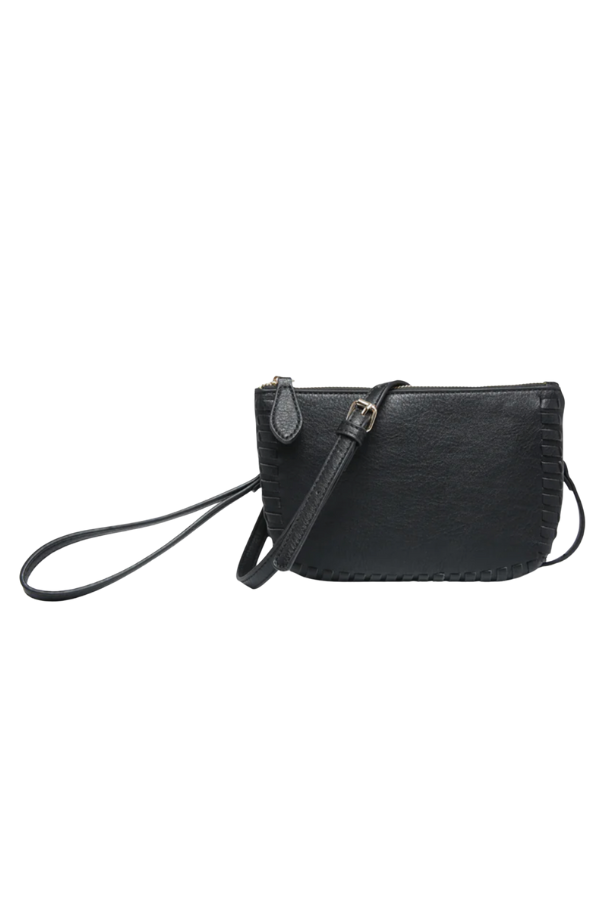 Black Bonnie Crossbody &amp; Wristlet