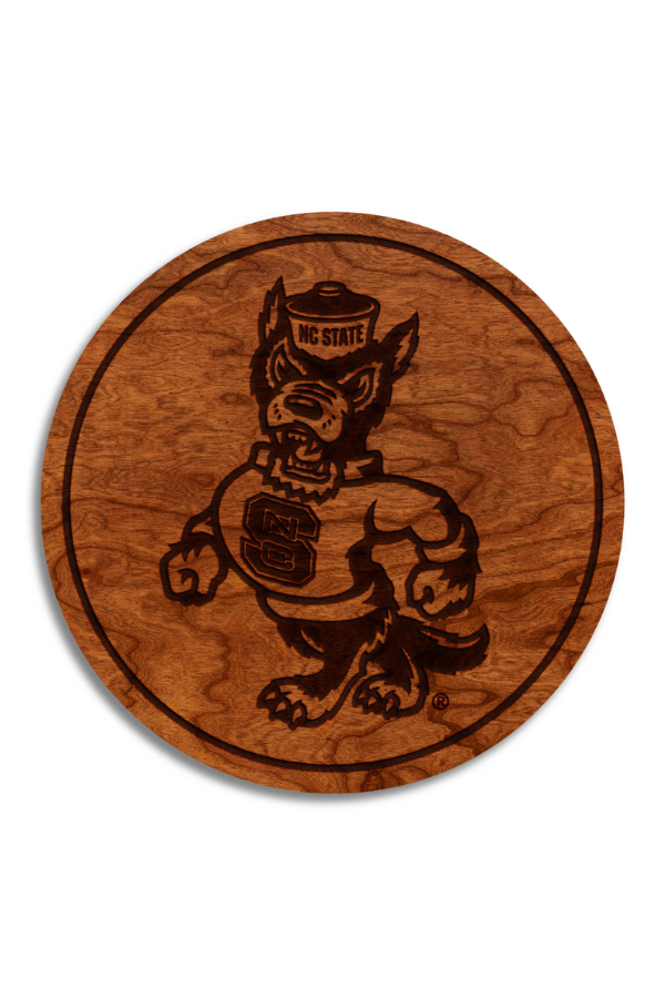 NCSU Strutting Wolf Coaster