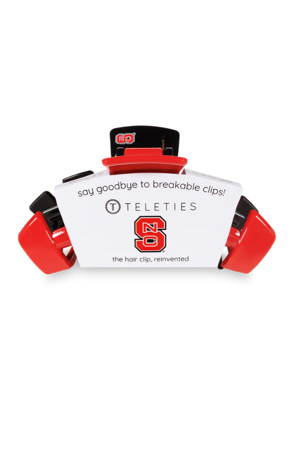 Teleties North Carolina State University Medium Hair Clip