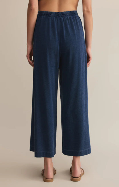 Scout Jersey Denim Pants In Indigo by Z Supply