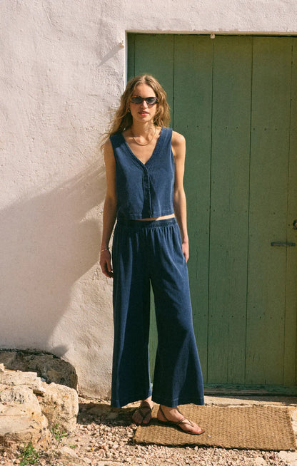 Scout Jersey Denim Pants In Indigo by Z Supply