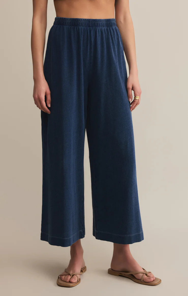 Scout Jersey Denim Pants In Indigo by Z Supply