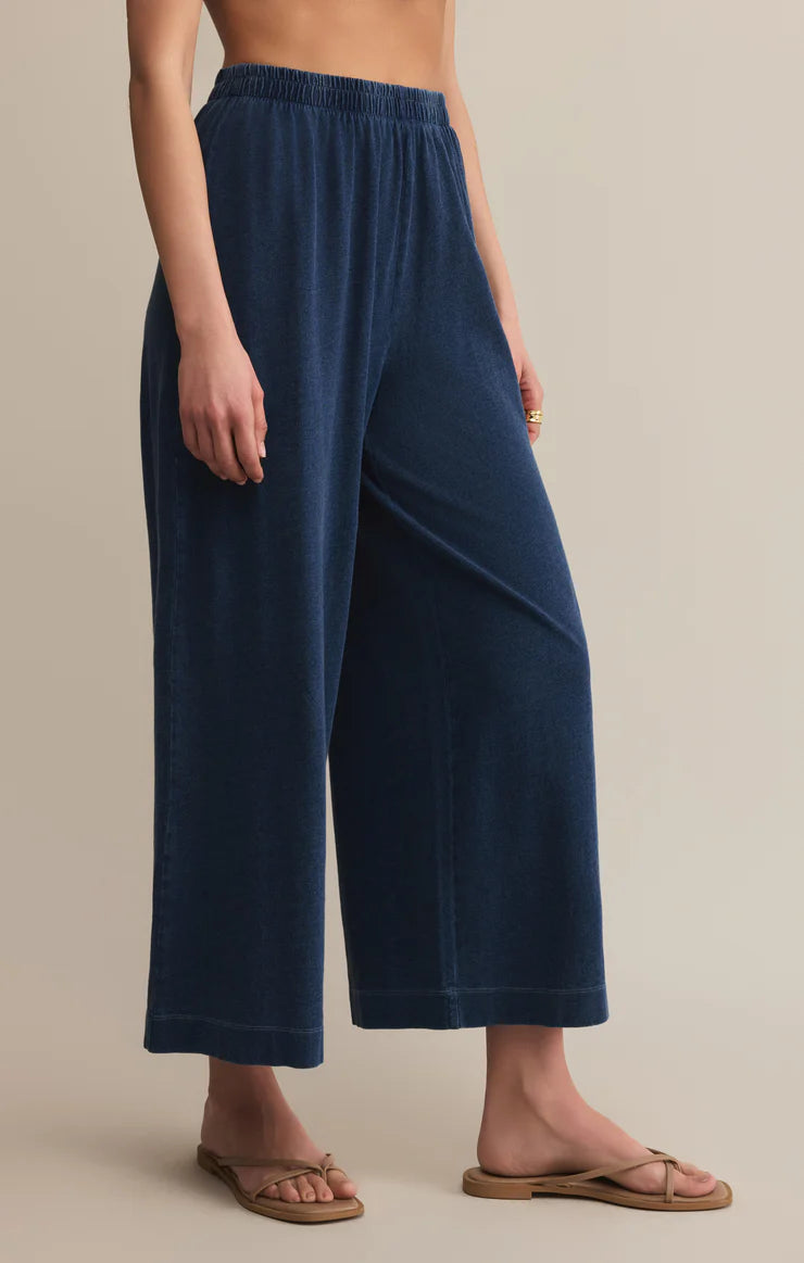 Scout Jersey Denim Pants In Indigo by Z Supply