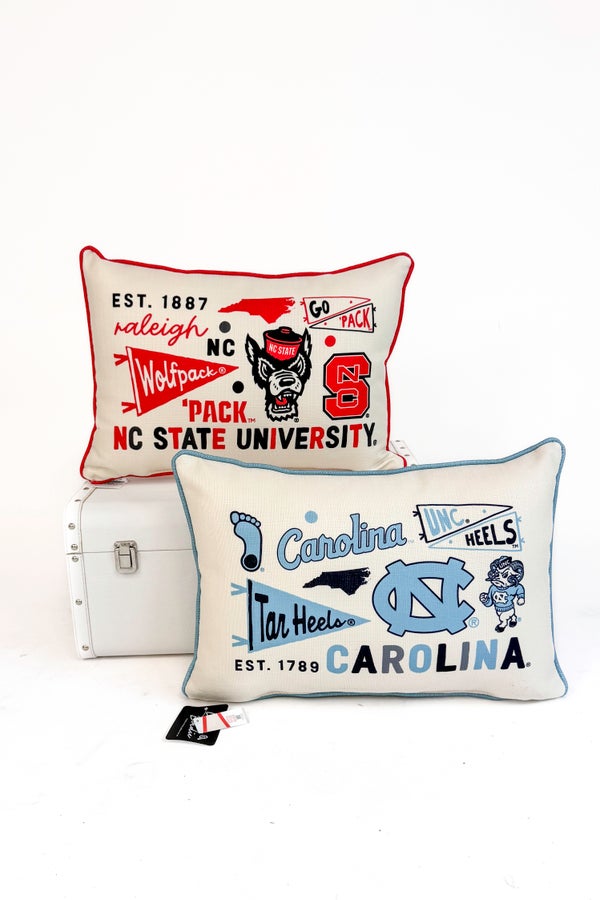 Collegiate Cluster Pillow - NC STATE