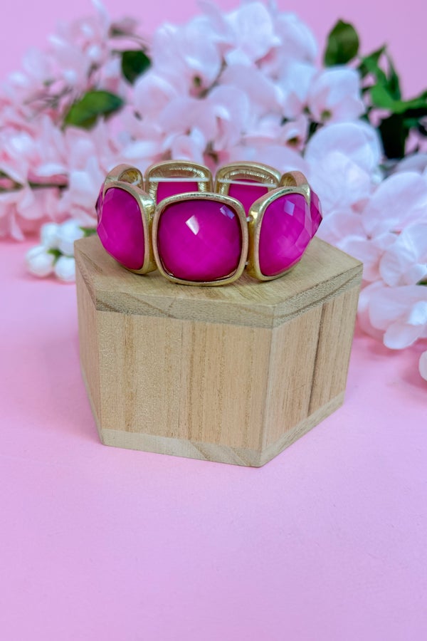 Sloan Square Stone Statement Bracelet