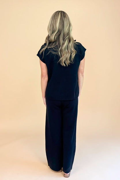 Change Of Pace Black Knit Pants