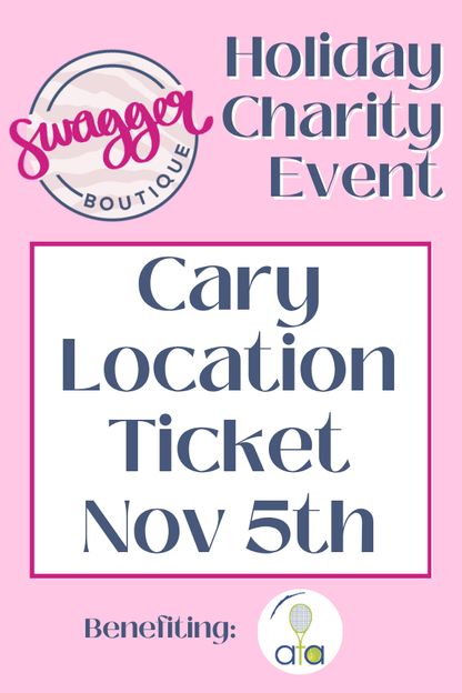 A pink and white digital flyer for the &