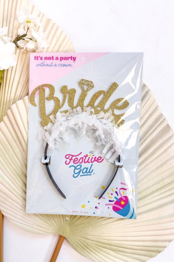 Bridal Headband by Festive Gal