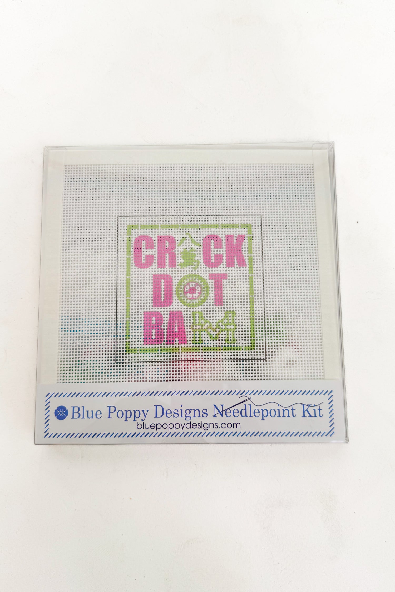 Cross-stitch kit with &