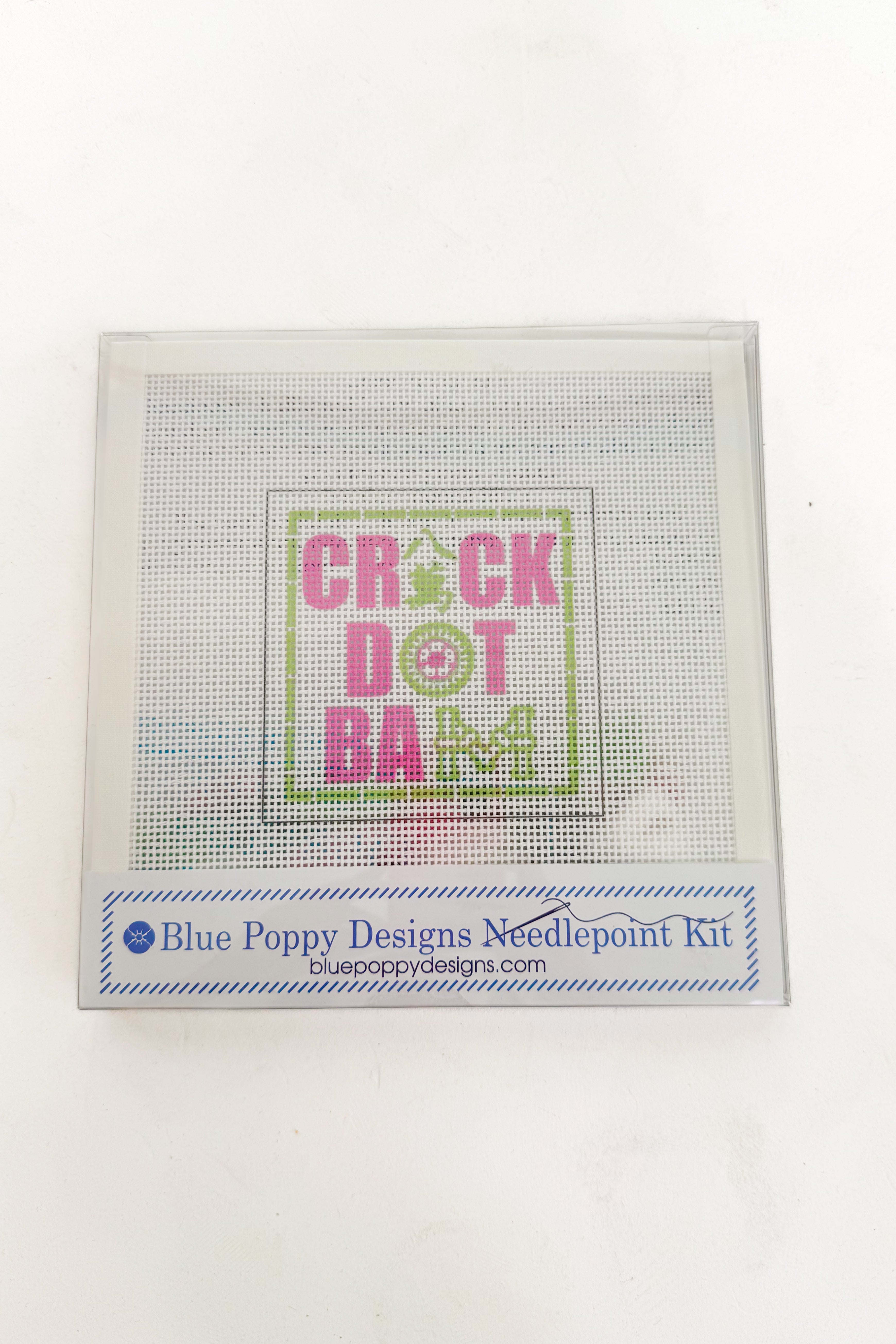 Cross-stitch kit with &