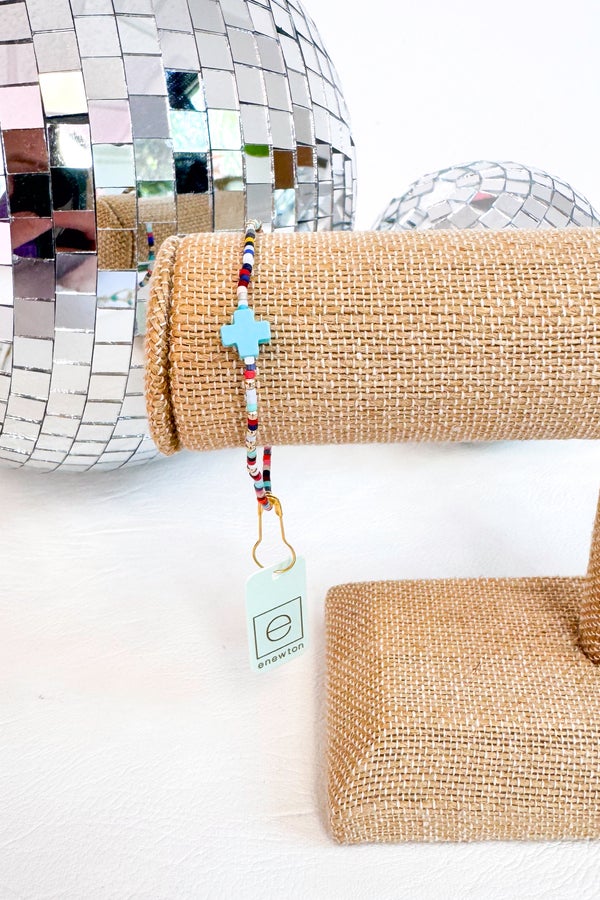 Hope Unwritten Signature Cross Bracelet - Hot Mess by e newton