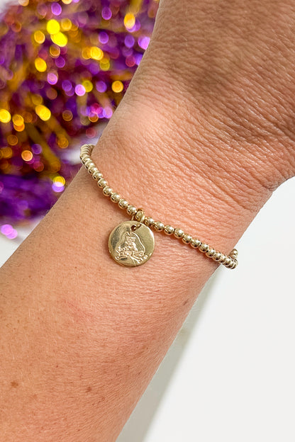 eCollegiate Classic Gold 3mm Bracelet