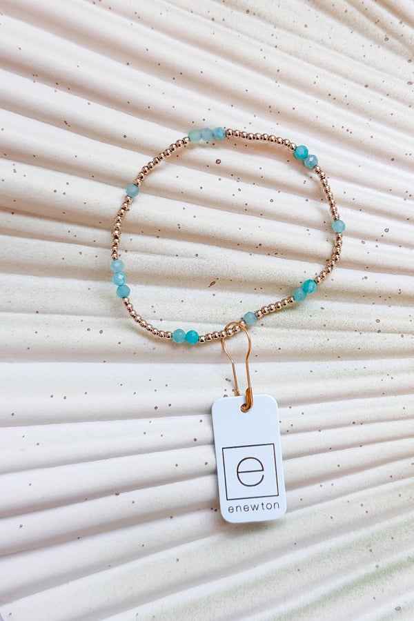 Hope Unwritten Gemstone Bracelet - Amazonite by e newton