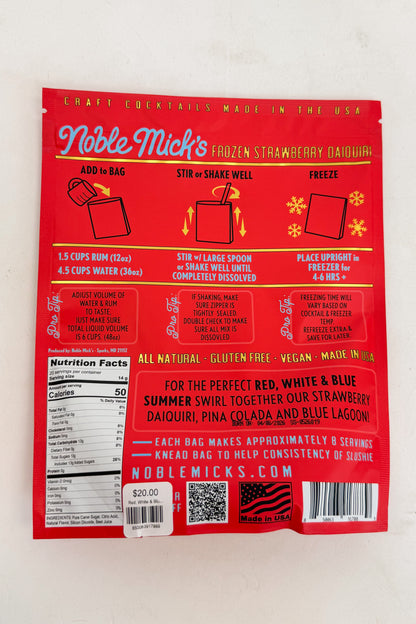 Red package of Noble Mick&