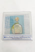 Blue Poppy Designs needlepoint kit with a bottle design on a white background